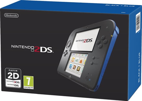 Nintendo 2DS Azul Y Negro, Caja